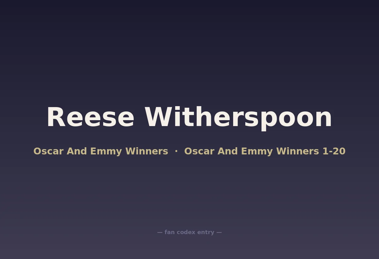 Reese Witherspoon