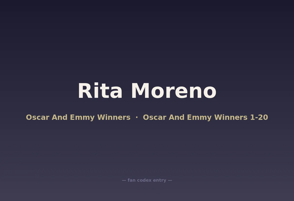 Rita Moreno