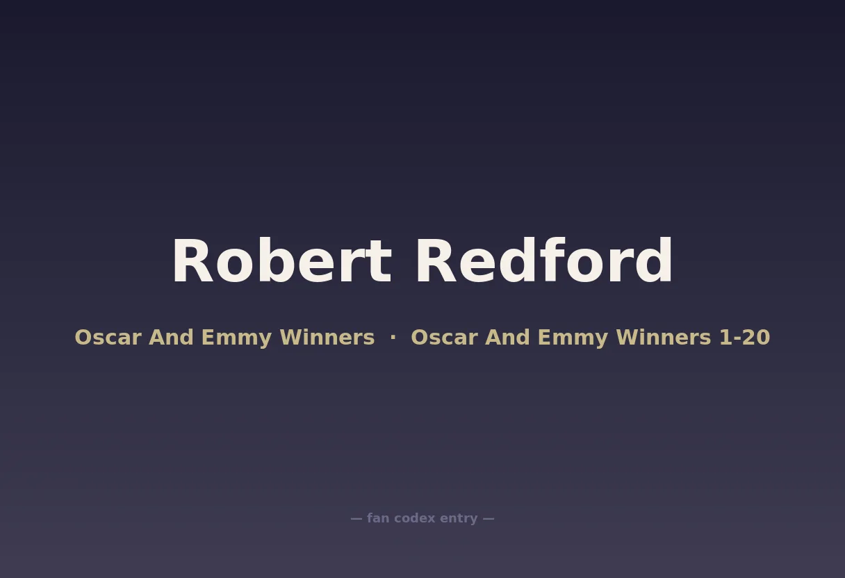 Robert Redford
